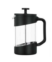 Френч-пресс Лансон черный 600мл, жаропрочное стекло