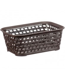 Ящик д/хранения 1л РОТАНГ 185х140х70мм Коричневый ротанг 2374Mке. Контейнеры оптом с доставкой по Дальнему Востоку. Большой каталог коробок оптом по низкой цене.