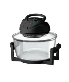 Аэрогриль BQ AF170M Черн  (12-17л, мех упр, 4 в 1 гриль, духовка, шашлычнца, разогрев, шампуры)