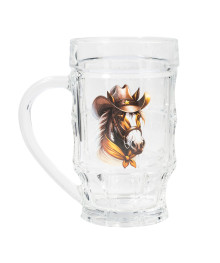 кружка д/пива 500мл Пинта Лошадь ковбой 08с1143  (536831)