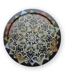 Поднос десертный Восток, круглый, 314*17мм, НИКИС ПД-1