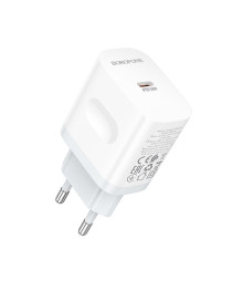 Блок пит USB сетевой BOROFONE BA99A, USB-C PD 20 W, цвет: белый