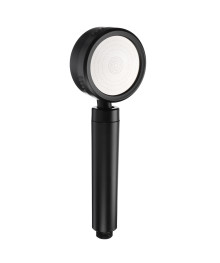 Лейка для душа, 3 режима, вращение 360гр., кнопка стоп, фильтр, 80мм, черный RAIN