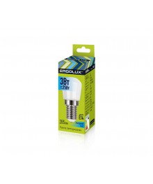 Эл. лампа светодиодная Ergolux LED-T26-3W-E14-4K ( 3Вт E 4500K 220-240В, для холод. и швейн. маш.)нецк, Ленинск-Кузнецк, Барнаул, Горно-Алтайск, Бийск и др. Большой каталог светодиодных ламп оптом.