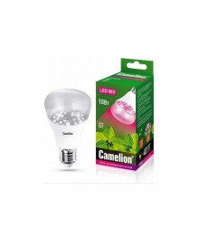 Лампа для роста растений ФИТО Camelion LED-PL- 10W-/BIO/E27(10Вт 220В,для растений) уп.1/10/100