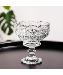 Ваза на ножке набор 2шт 370сс BL7418GCL FUJIN (12/1) Иран