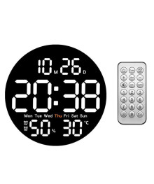 Часы настенные Орбита OT-CLW15 Белые (температура, влажность)