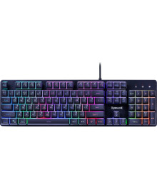 Клавиатура Redragon игоровая Nagato RU,RGB черный,anti-ghost, мемб Defender