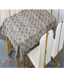 Клеенка GRACE TS-02DF Металлик ткань с пвх покрытием золот/сереб. принт 330г/м2 1,37(+-3)х20м