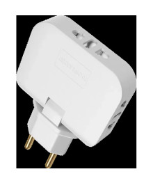 сет/тройник Defender TA-05  3розетки, белый