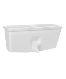 Умывальник с раковиной УМ-10 навесной комплект ЭлБэт белый