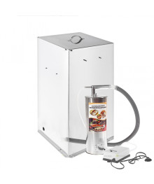 Коптильня холодного копчения "Дым Дымыч" 02Б (50л до 7кг) нерж. сталь, С РАЗБОРНЫМ БУНКЕРОМ