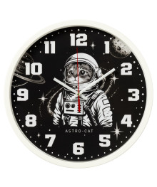 Часы настенные СН 3027 - 044 круг d=30см, корпус белый "Космонавт" (10)
