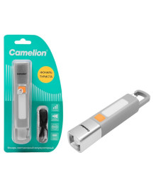 Фонарь  Camelion LED 29362 (фонарь аккум. 3,7В, серый, LED+SMD, 2Вт, 3 реж.,Type - C, блист.)