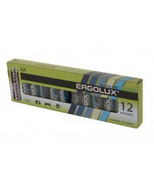 Бат LR6            Ergolux BP-12  (12шт/уп.720шт.)Батарейки оптом