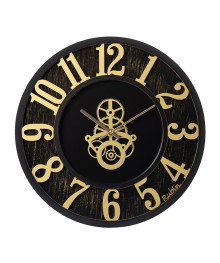 Часы настенные СН 4046 - 001 из дерева, с патиной. d=40 "Механизм" (5)