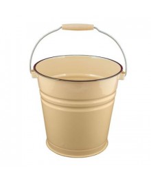 Ведро без крышки Стальэмаль 12л палевое, С41124.П (4/уп)Посуда эмалированная оптом Сталь Эмаль. Эмалированные кастрюли оптом.