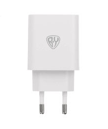 Блок пит USB сетевой BY Jupiter 18 Вт, USB-A, QC, 110-240В,50-60Гц, пластик, белый