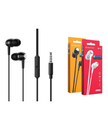 Наушники BOROFONE BM36 вакуумные с микрофоном, 1,2 метра, черный (76/304)