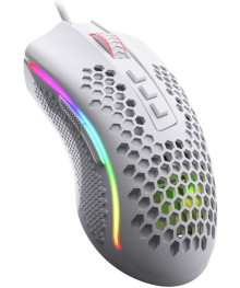 Мышь Defender провод игр Redragon Storm RGB,12400 dpi легкая белая