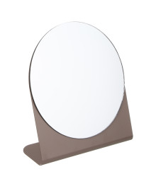 Зеркало настольное Тинес на металлической подставке, железо, стекло 17х15х5,5см, беж