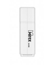USB2.0 FlashDrives64 Gb Mirex LINE WHITEовокузнецк, Горно-Алтайск. Большой каталог флэш карт оптом по низкой цене со склада в Новосибирске.