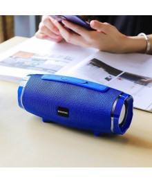 Колонка портативная с BLUETOOTH  BOROFONE BR3 Синяя (2*5Вт)
