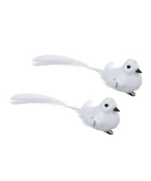 Птицы на прищепке 2 шт, 4x13 см, пластик, 26-531