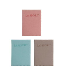 Обложка для паспорта ЮL Астерикс многофункциональная на кнопке, ПУ, 15х11см, 3 цвета, арт. 2