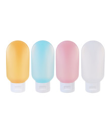 Набор для косметики дорожный 4 шт x 60мл ЮНИLOOK, 4 цвета