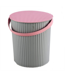 Ведро -стул 10л Solano лазурный лайм Т239 (62101)