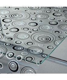 Клеенка GRACE силикон-прозрачная с рис. 0,6х20м  0,65 мм Laser LS-X019C