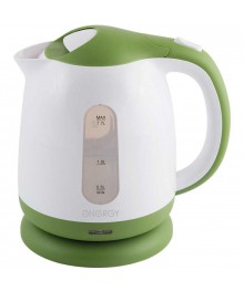 Чайник ENERGY E-293 (1,7 л, диск)  2200 Вт. бело-зеленыйосибирску, Барнаул, Горно-Алтайск, Ленинск-Кузнецк, Кемерово, Томск. Большой каталог пластиковых ча