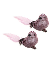 Птицы на прищепке 2 шт, 3,5x11см, пластик, 26-707