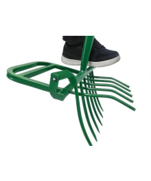 Лопата-Чудо (Рыхлитель)  "ЗЕМЛЕКОП КОВАНЫЙ-6" (одна ручка, 6 зубьев, ширина копки 480 мм) УЗБИ