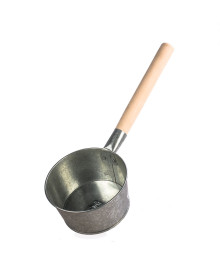 Ковш оцинкованный 1,5л банный с дерев ручкой Магнитогорск ( 63639)