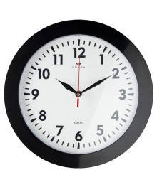 Часы настенные СН 3125 - 002 круг d=31см, корпус черный "Классика" (10)