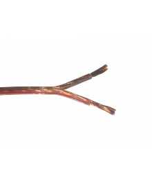 кабель акустический 2*2,5 мм2 прозрачн Нетко 100м (3*47*0.15мм, CCA, пластиковая катушка)