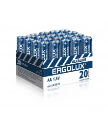 Бат LR6            Ergolux Alkaline BP-20   уп.20/480