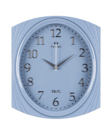 Часы настенные СН 2832 - 008 прямоуг 27,5х31,5 см, корпус синий "Классика" (10)