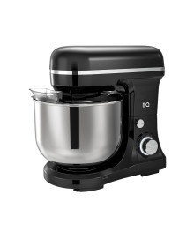 Миксер BQ PM1000 Черный планетарный (1600Вт, чаша мет 4,7л, 8 скоростей, LED подсветка)