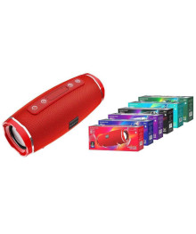 Колонка портативная с BLUETOOTH BOROFONE BR3 Красная (2*5Вт)