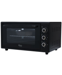 Духовка электрическая Oasis M-50B1 чёрный (50л, 1600Вт, решётка, кругл и прям противни, Турция)