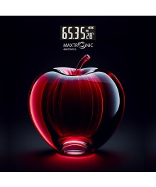 Весы напольные MAXTRONIC MAX-300 Яблоко (электрон, LCD, до 180кг/100г, подар уп) 10/уп