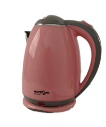 Чайник MAXTRONIC MAX-315A розовый, серый (1,8л, двойн стенки, колба нерж, диск 1,8кВт) 16/уп