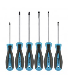 Набор отверток 6 штук, шлицевые и крестовые, намагниченный наконечник, CR-V,Smartbuy ToolsРучной инструмент оптом. Ручной инструмент оптом со склада в Новосибирске. Ручной инструмент оптом.