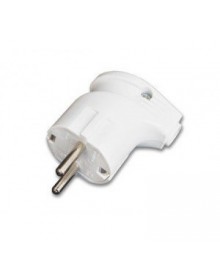 сет/вилка Smartbuy, угловая с заземлением белая 16А 250В (SBE-16-P02-w)ки оптом с доставкой по Дальнему Востоку. Удлинители оптом по низкой цене со склада в Новосибриске.