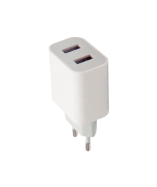 Блок пит USB сетевой GoPower GP2U 2USB 2.4A 12W белый (1/108/432)