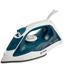 Утюг DELTA DL-153 белый с бирюзовым: 2200 Вт, антипригарное покрытие подошвы (10)