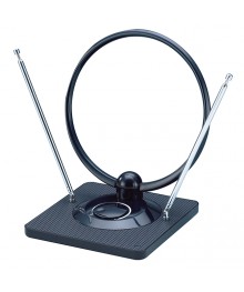 Антенна ком. DVB-T2 и МВ+ДМВ актив. Сигнал SAI 963 усы 1м кабель 3м, с рег.Антенны для телевизора оптом. Новосибирск